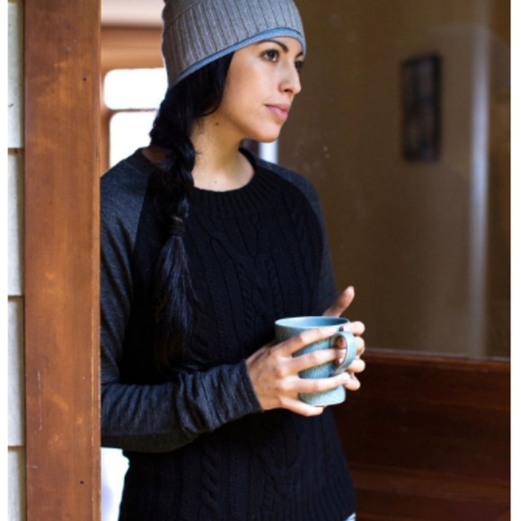 lululemon athletica Tops - Lululemon St. Moritz Cable Knit Sweater - Small